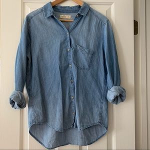 Women’s Button-Down Denim Fade